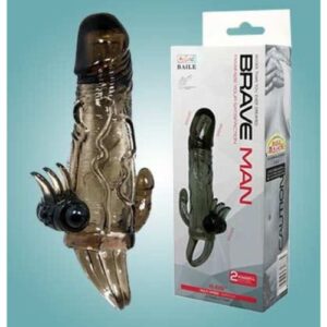 Brave Man Double Vibrator Penis Sleeve