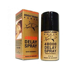 Deadly Shark Power 48000 Delay Spray for Men (150 Sprays)